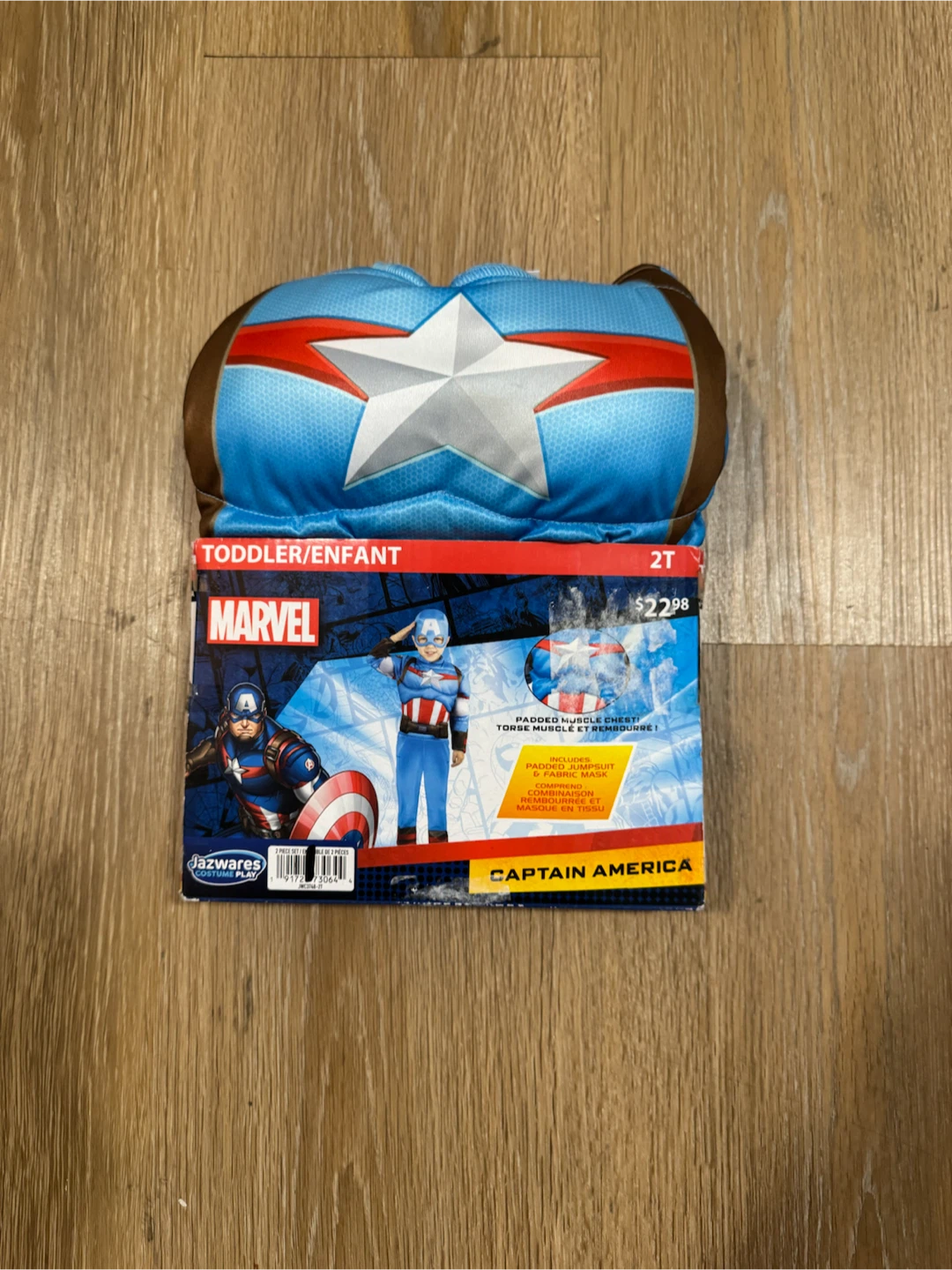 Halloween Costume Captain America for Toddler Size 2T