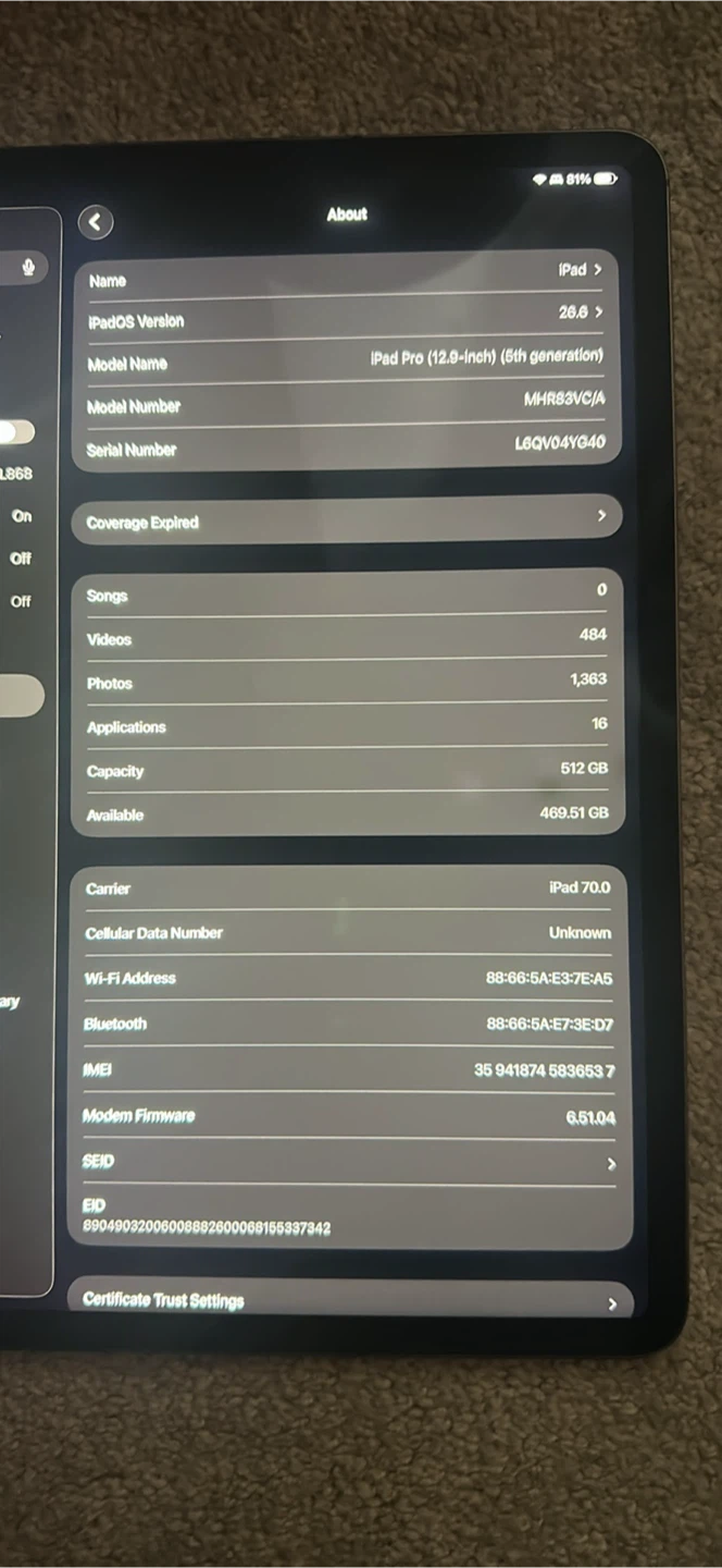 Apple iPad Pro 12.9-inch (5th Gen) 512GB M1 Chip - photo 5