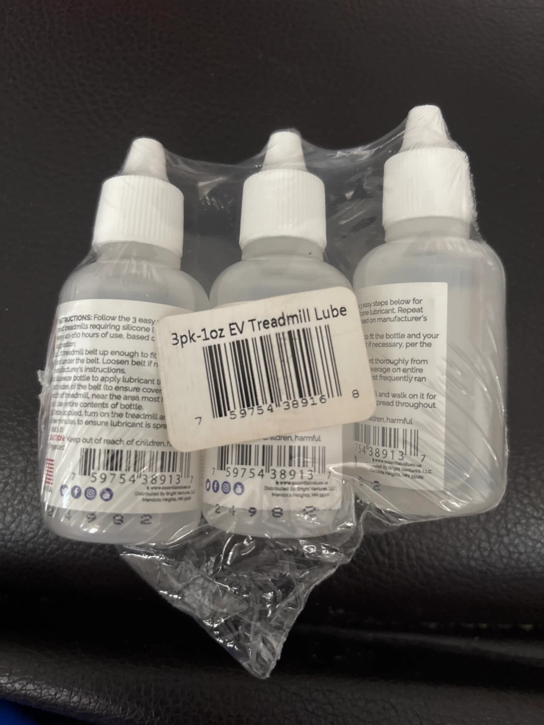 Essential Values Treadmill Belt Lubricant 3-pack - photo 2