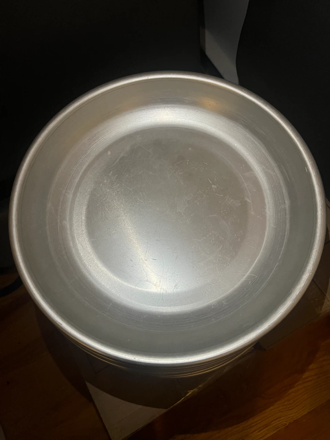 Stack of 19 Aluminum Pizza Pans/Platters - photo 2