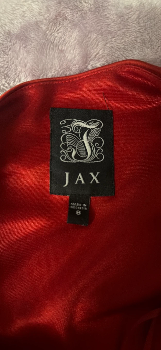 JAX Red One-Shoulder Dress - Size 8 - photo 2