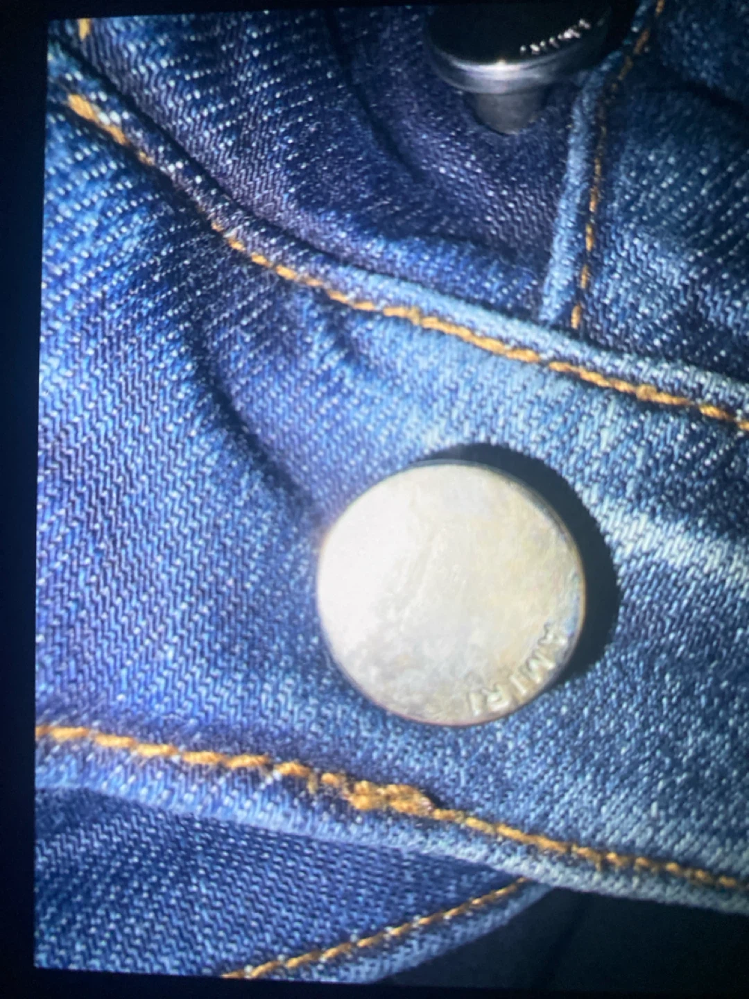 Amiri Jeans Distressed Blue Denim Size 36 - photo 2