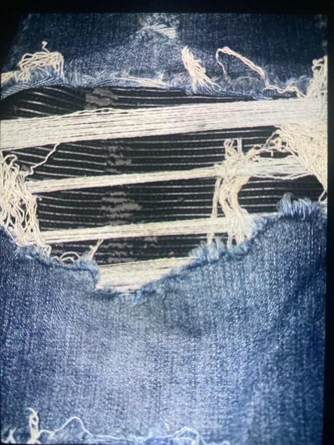 Amiri Jeans Distressed Blue Denim Size 36 - photo 4