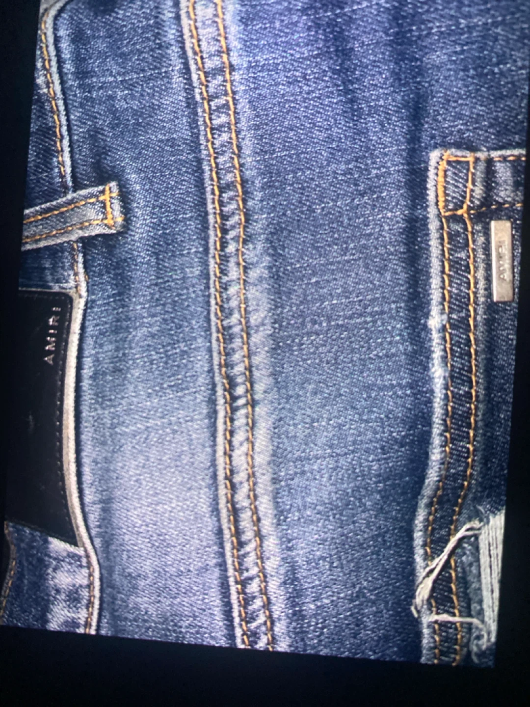 Amiri Jeans Distressed Blue Denim Size 36 - photo 3