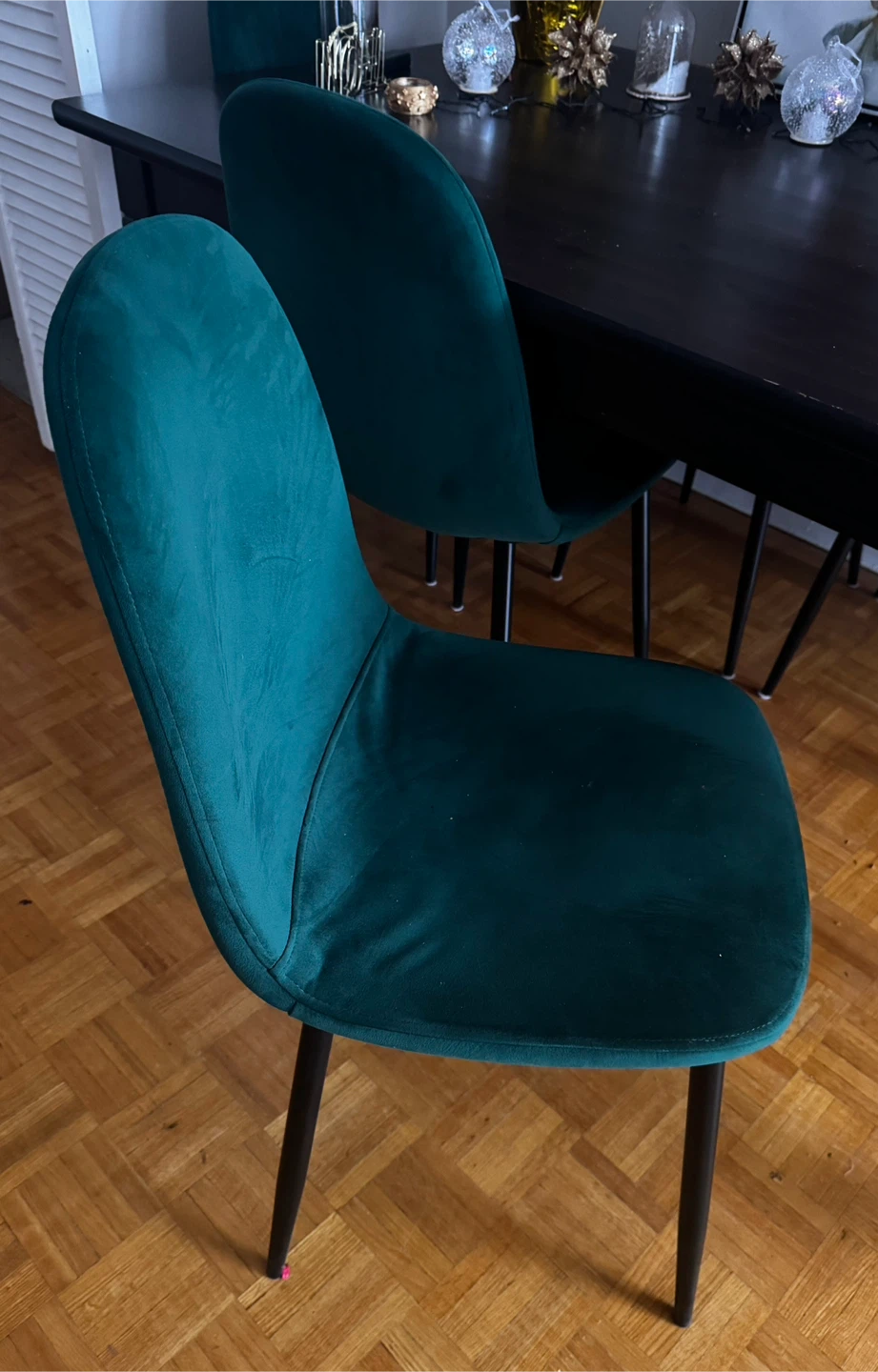 IKEA dining table & 6 Wayfair dining chairs - photo 2