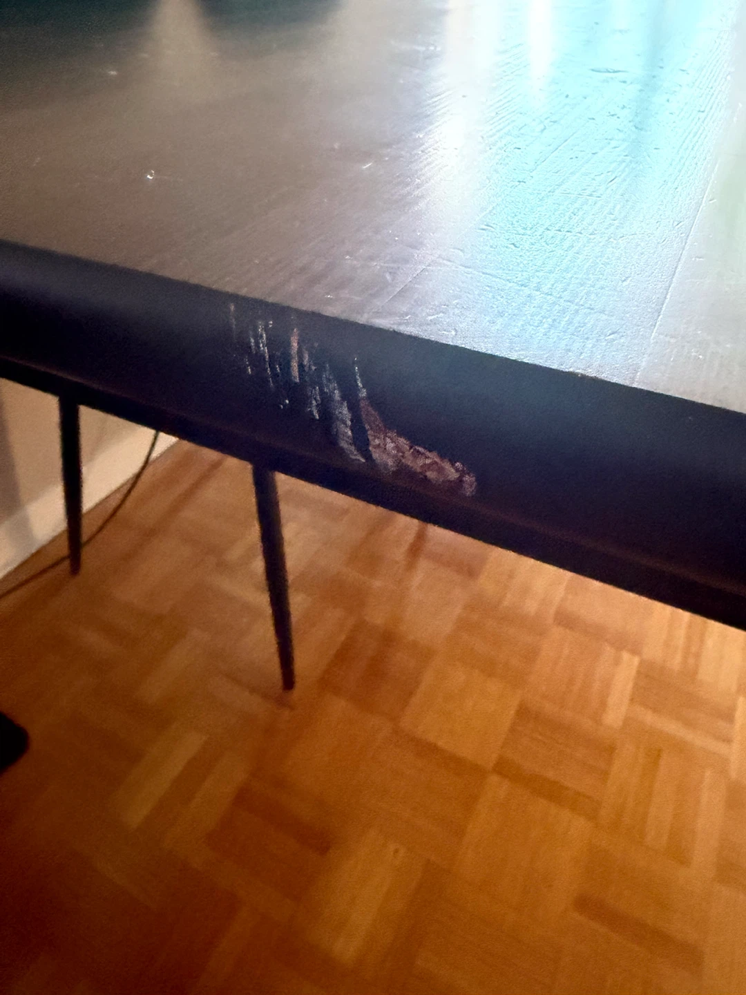 IKEA dining table & 6 Wayfair dining chairs - photo 5