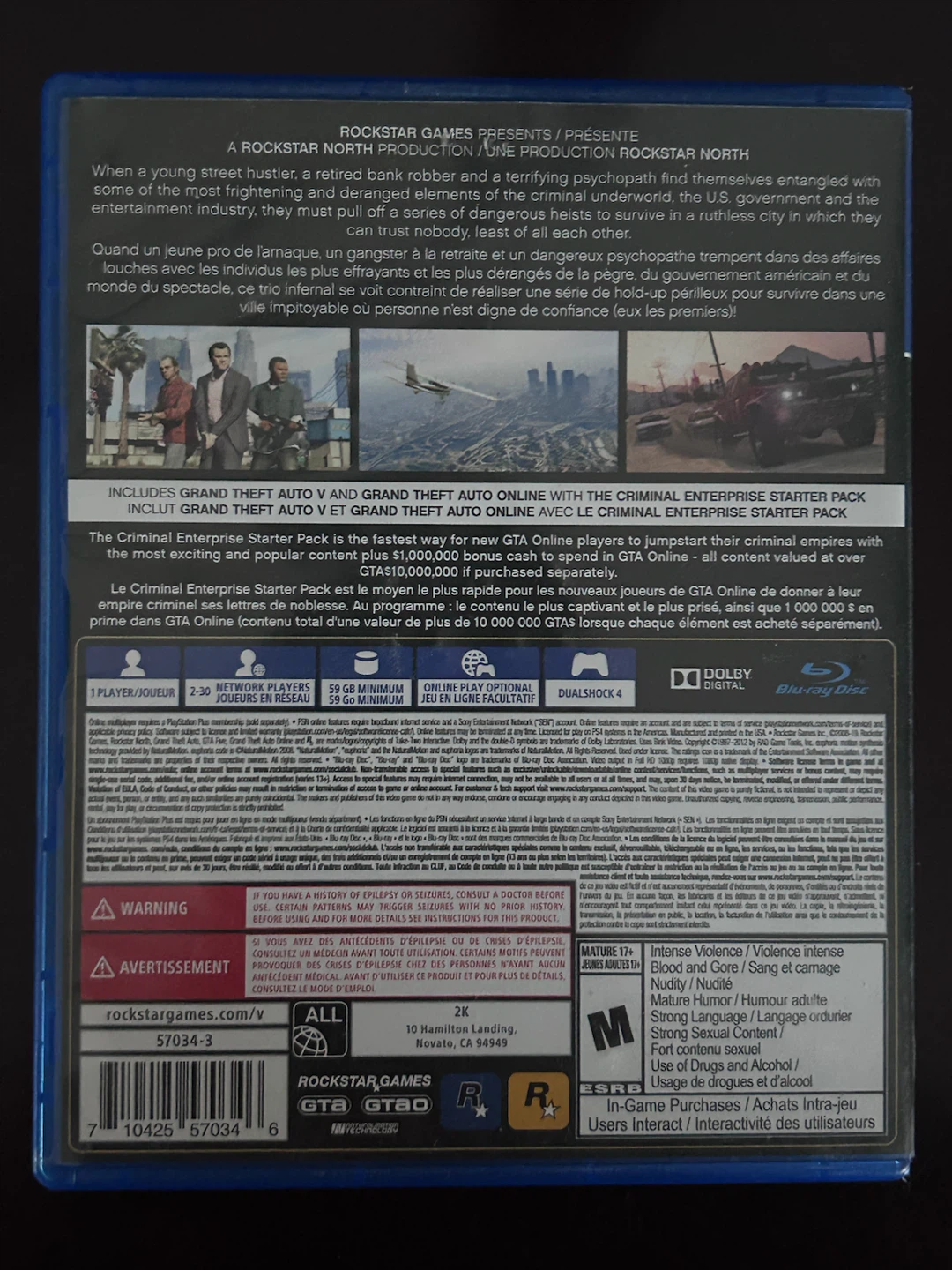 GTA V PS4 game - photo 2
