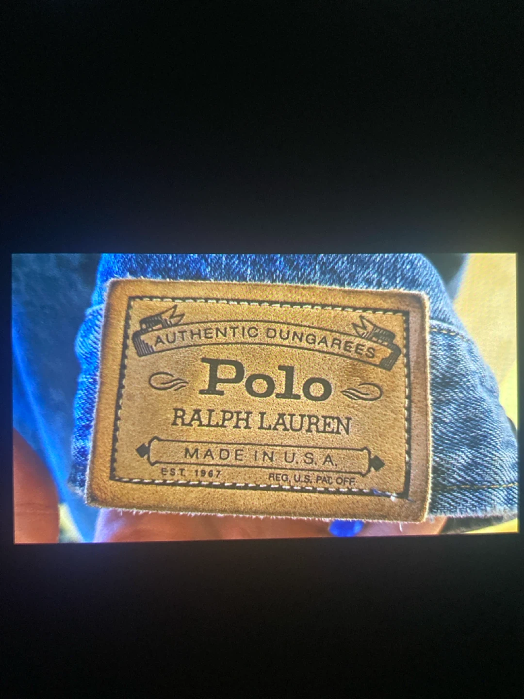 Polo Ralph Lauren Denim Jacket with Plaid Lining