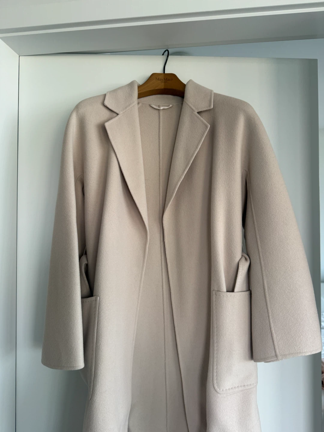 The Curated Classic Coat - Bone colour