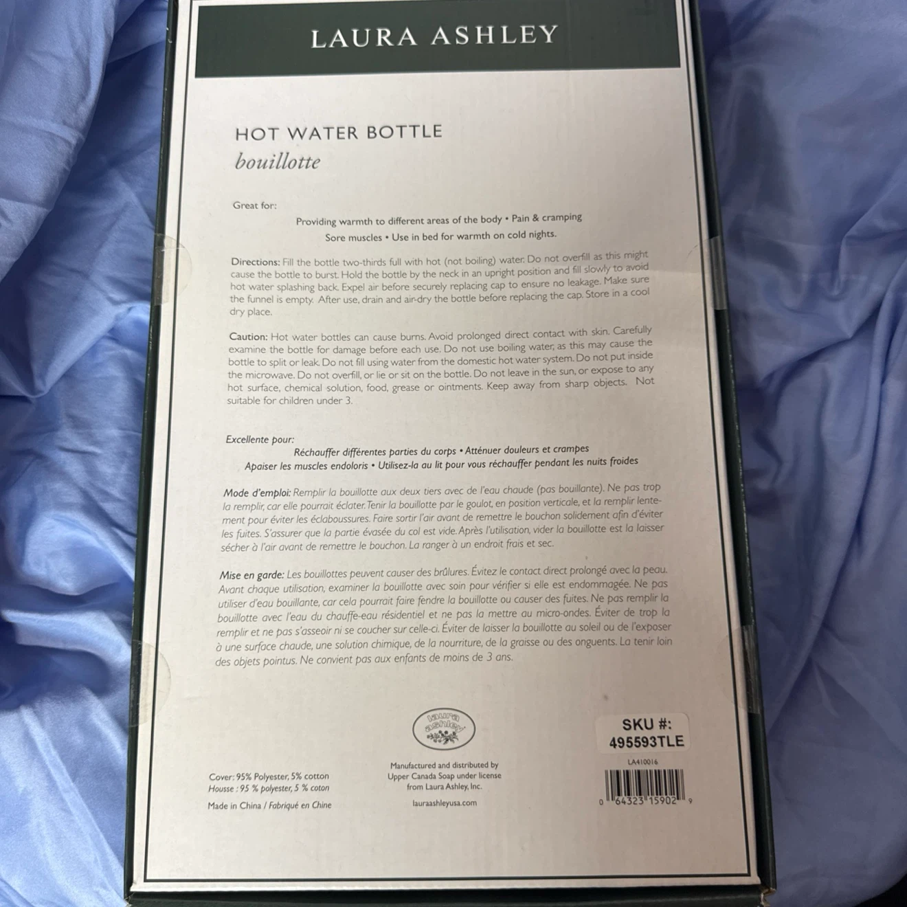 Laura Ashley Hot Water Bottle - photo 3
