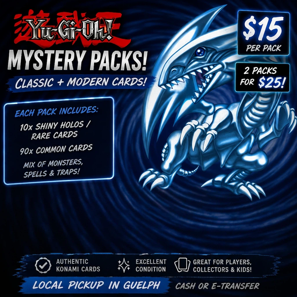 Yu-Gi-Oh! Mystery Packs - Classic + Modern Cards