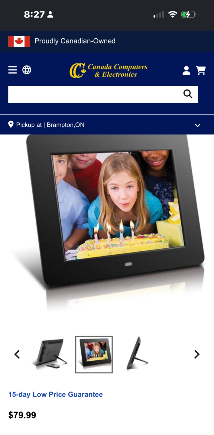 Aluratek 8" Digital Photo Frame - photo 2