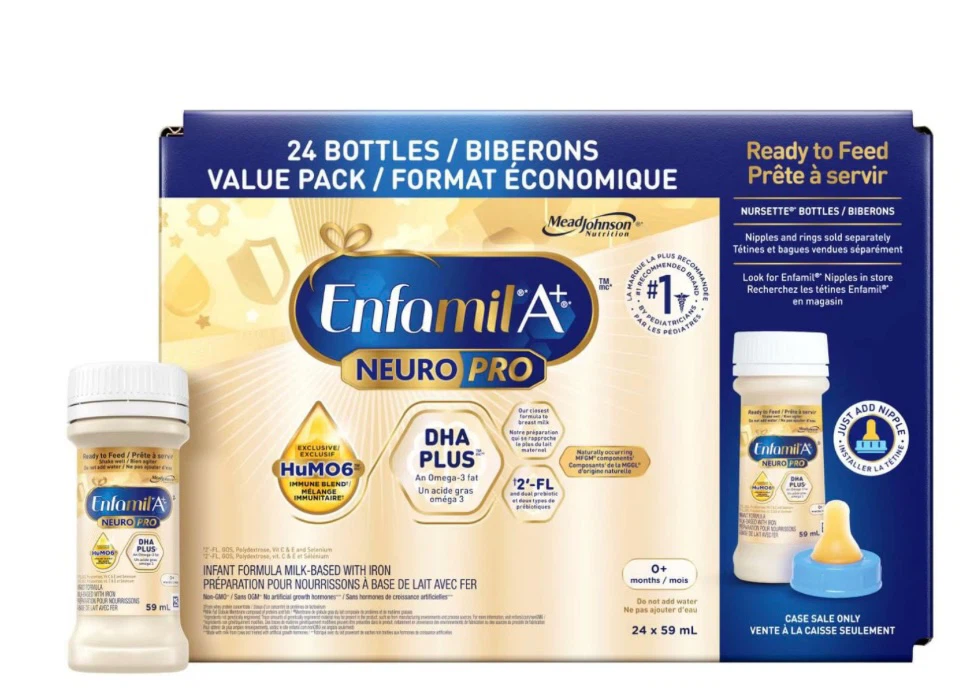 Enfamil A+ Neuro Pro Ready to Feed Infant Formula 24 x 59 mL