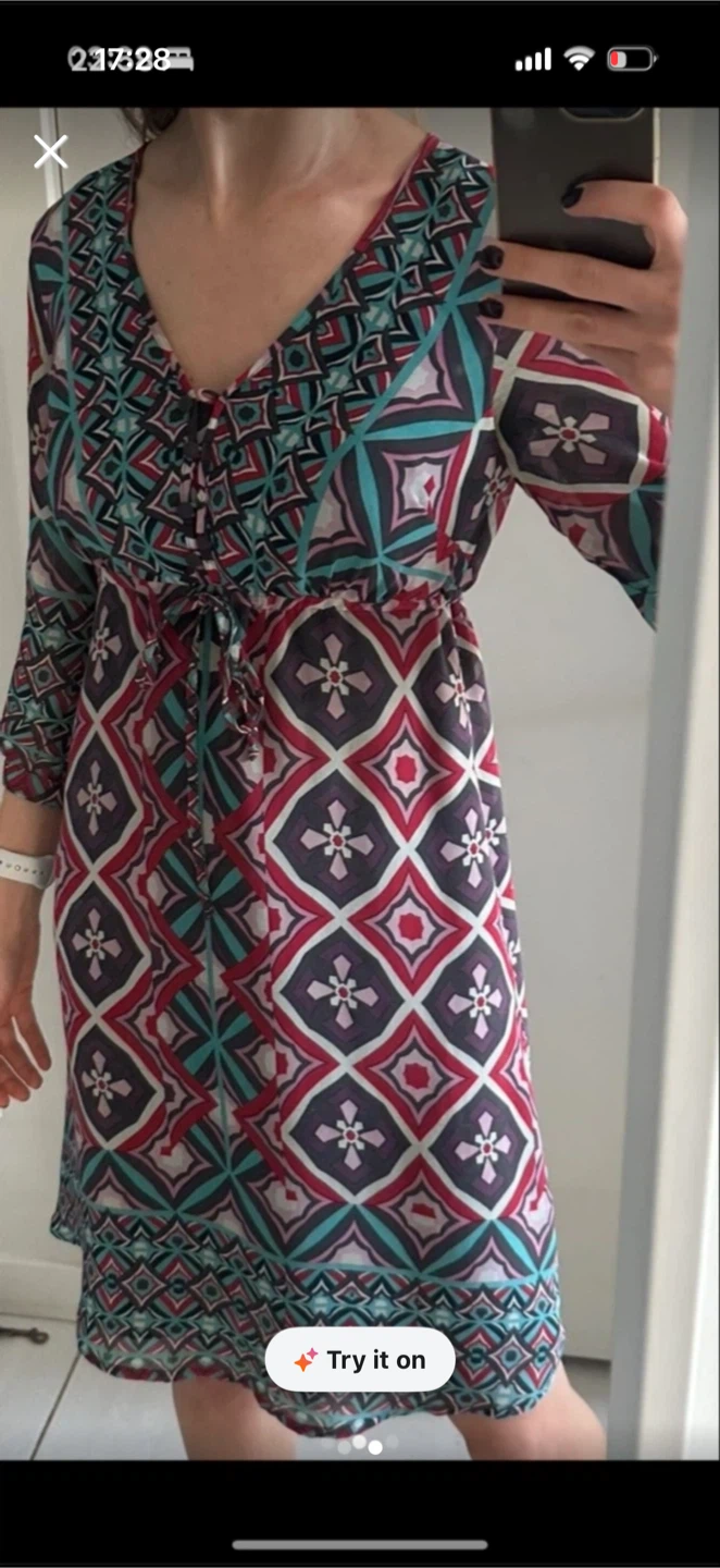 Women's Bohemian Print Dress - photo 2