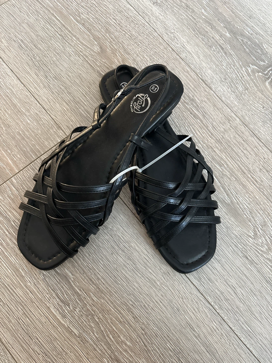Brand new Vivy Black Strappy Sandals Size 5.5 - photo 5