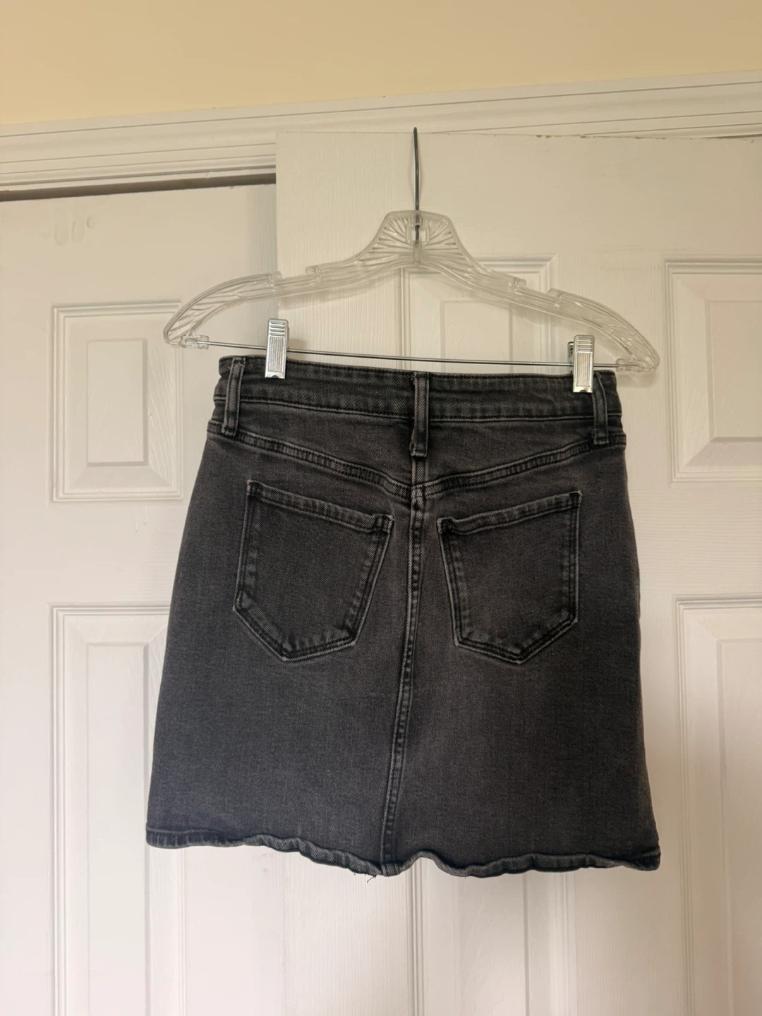 High-Rise Denim Skirt Size 0 - photo 2