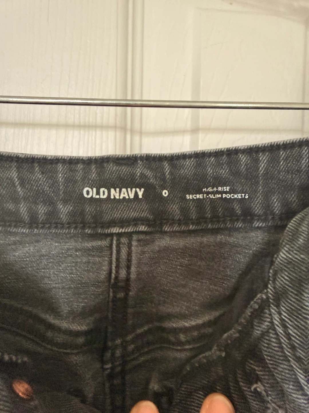 High-Rise Denim Skirt Size 0 - photo 3