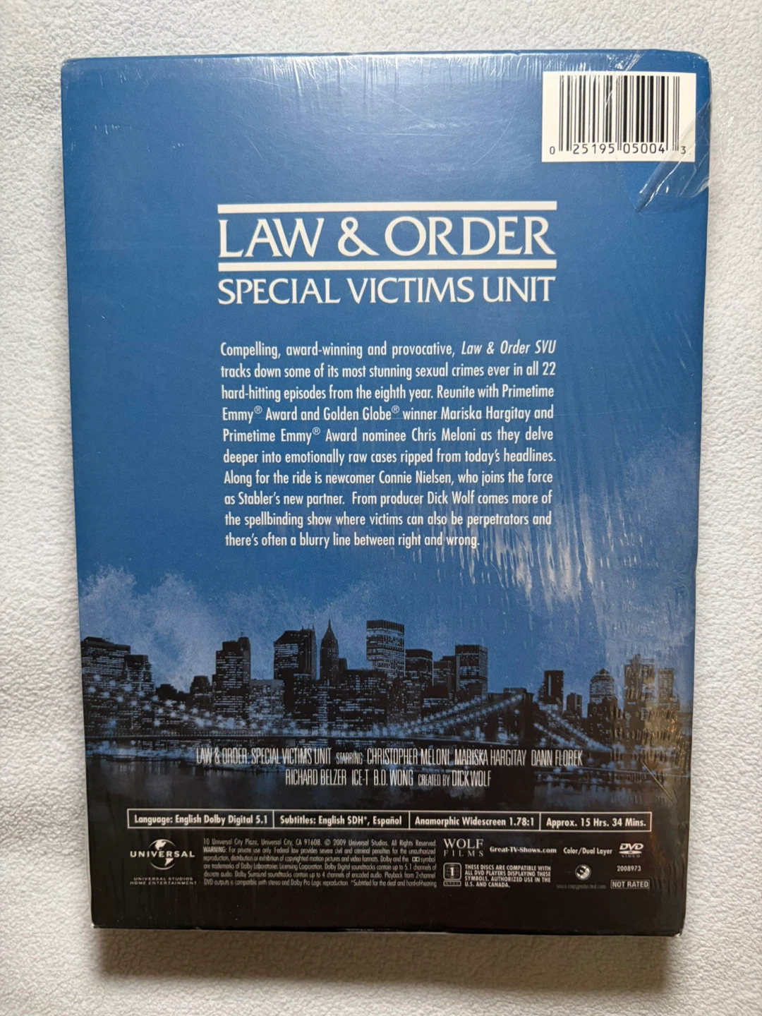 Sealed Law & Order: Special Victims Unit Season 8 DVD - photo 2