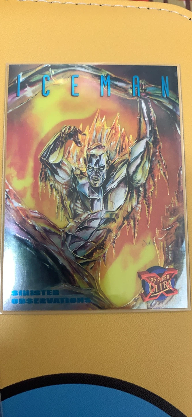 1995 Fleer Ultra X-Men Iceman Sinister Observations Trading Card - photo 2