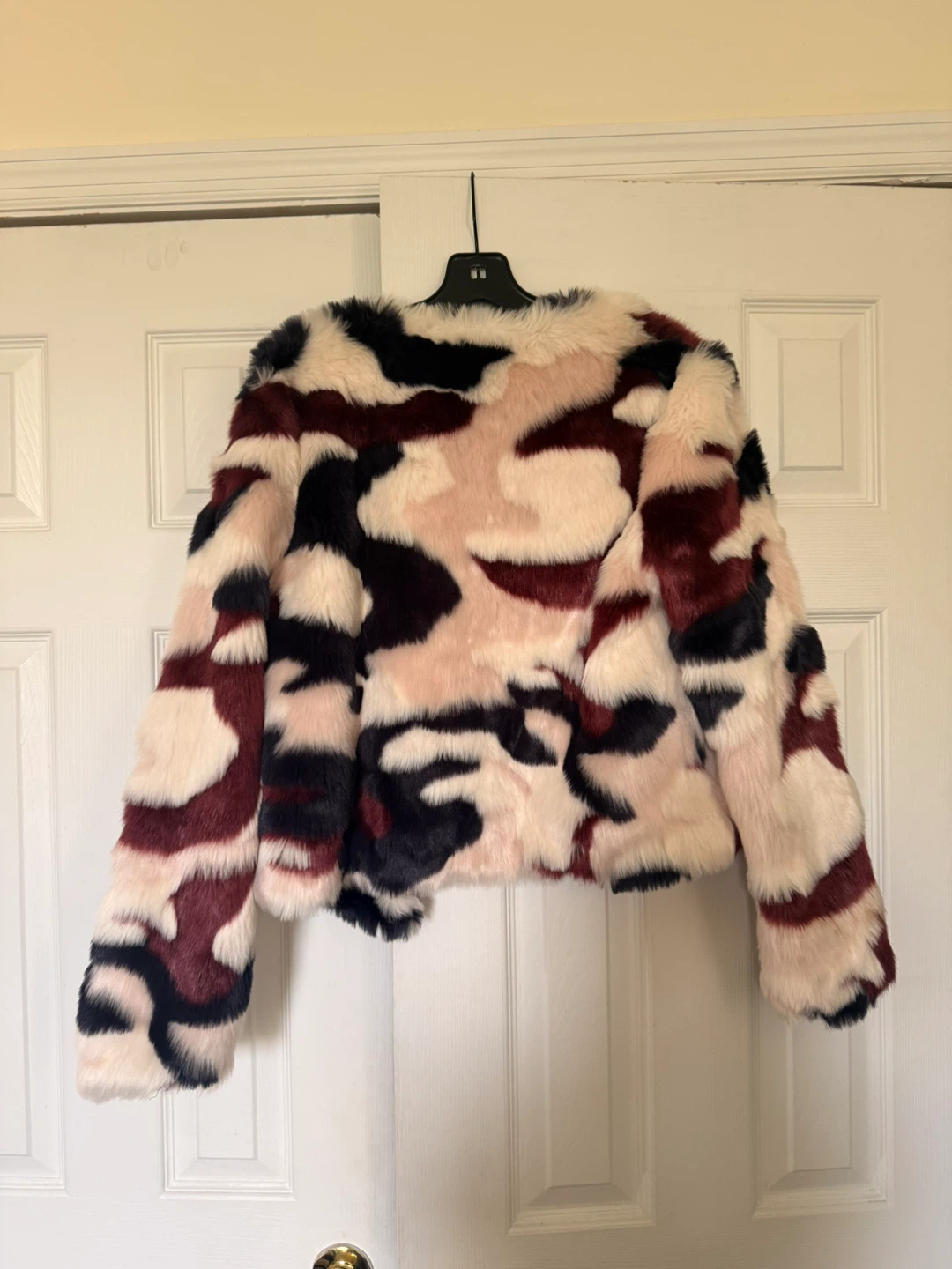 French Connection Faux Fur Camo Jacket - photo 2