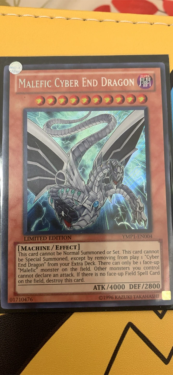 Malefic Cyber End Dragon yugioh Card YMP1-EN004