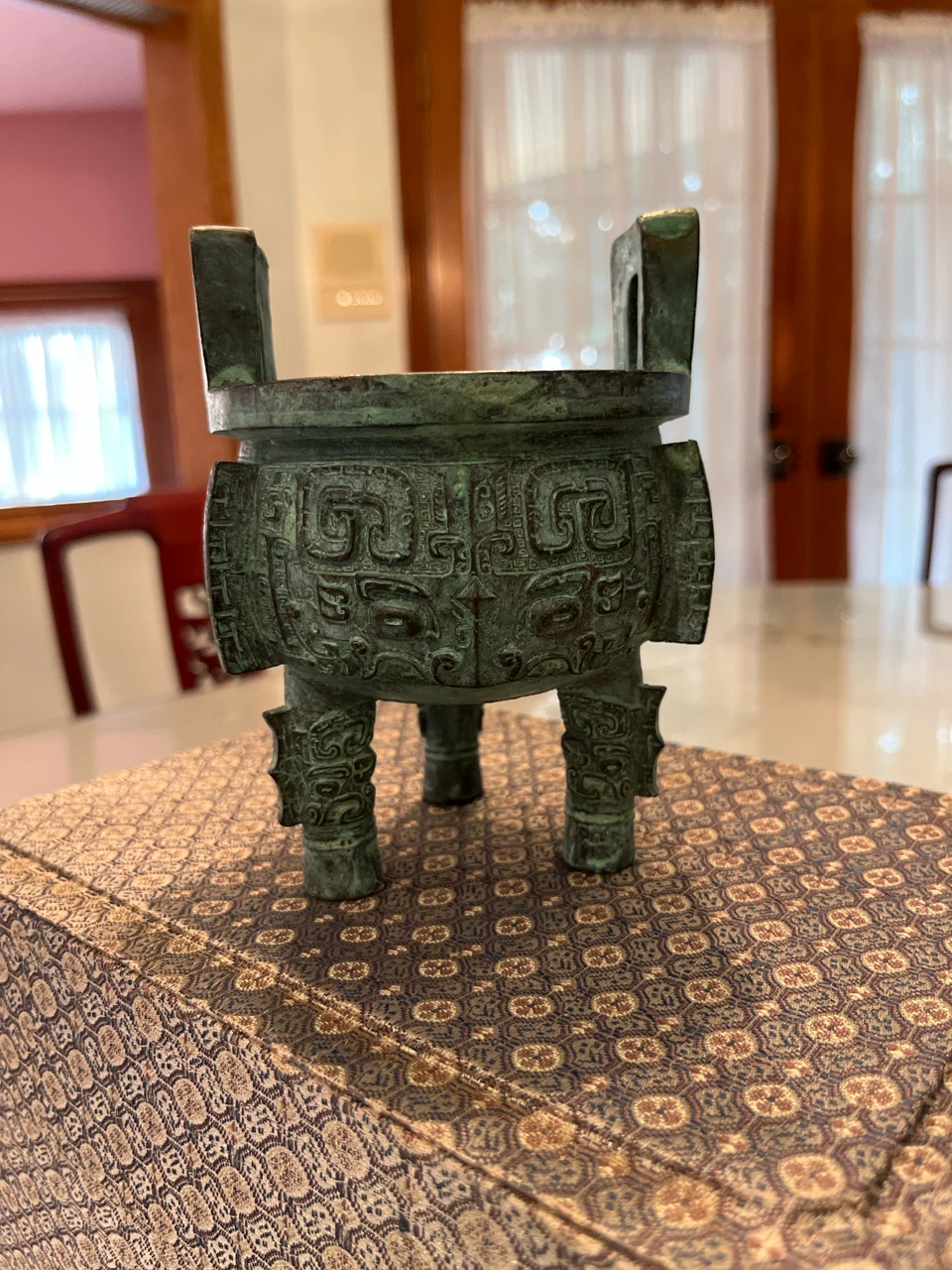 Antique Style Bronze Incense Burner - photo 3