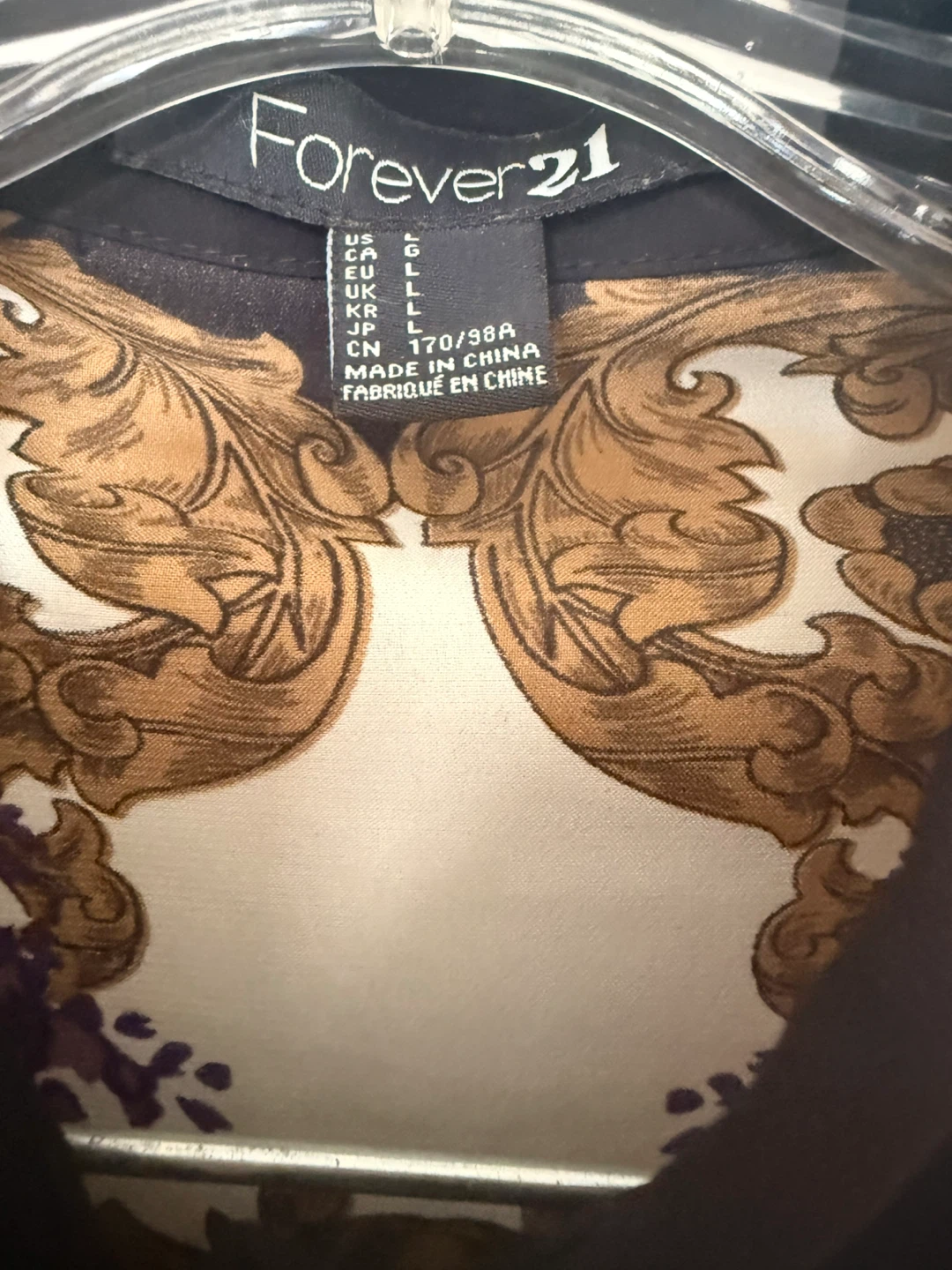 Forever 21 Women's Collared Button-Up Shirt - Size L - photo 3