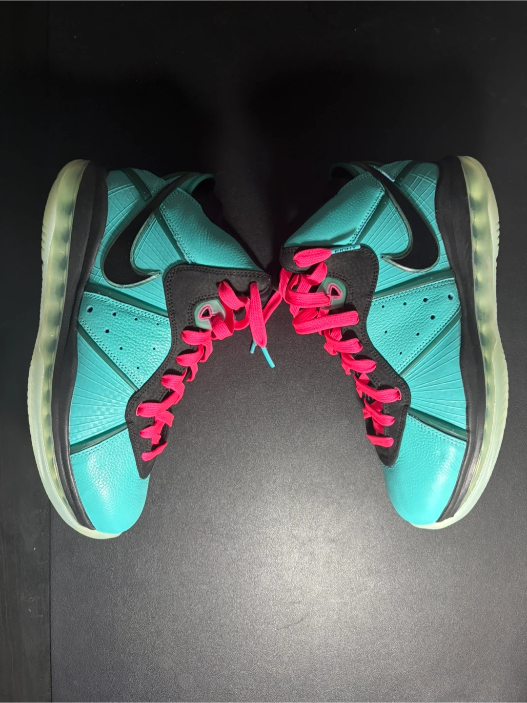 Nike LeBron 8 "South Beach" 2021 Size 9 WITH BOX - photo 2