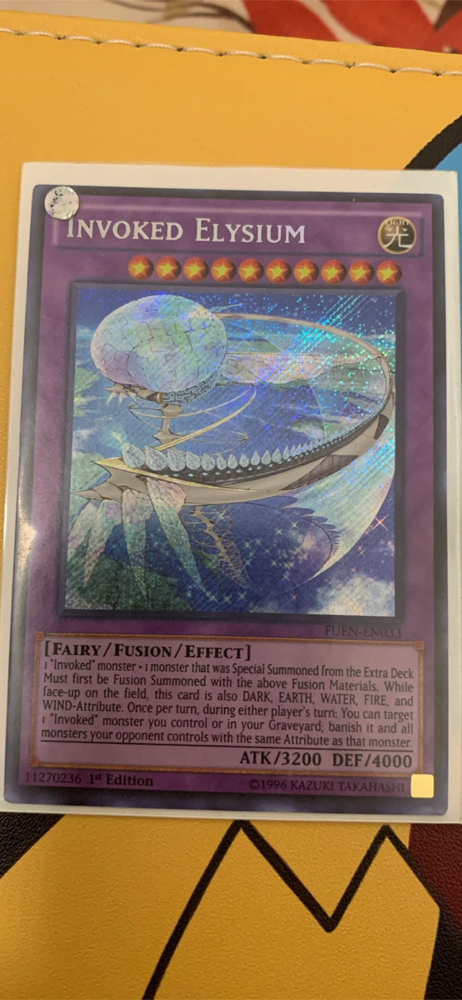 Yugioh Invoked Elysium FUEN-EN033 Trading Card