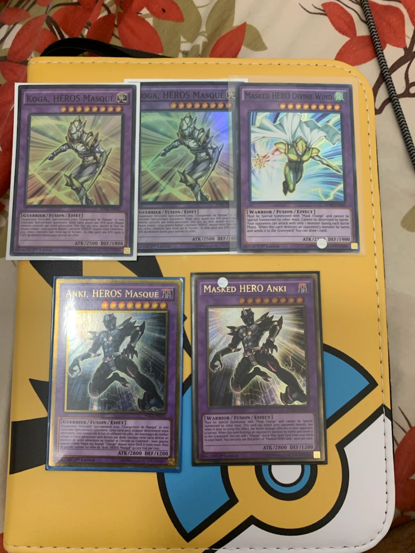 Yugioh Masked HERO Trading Cards