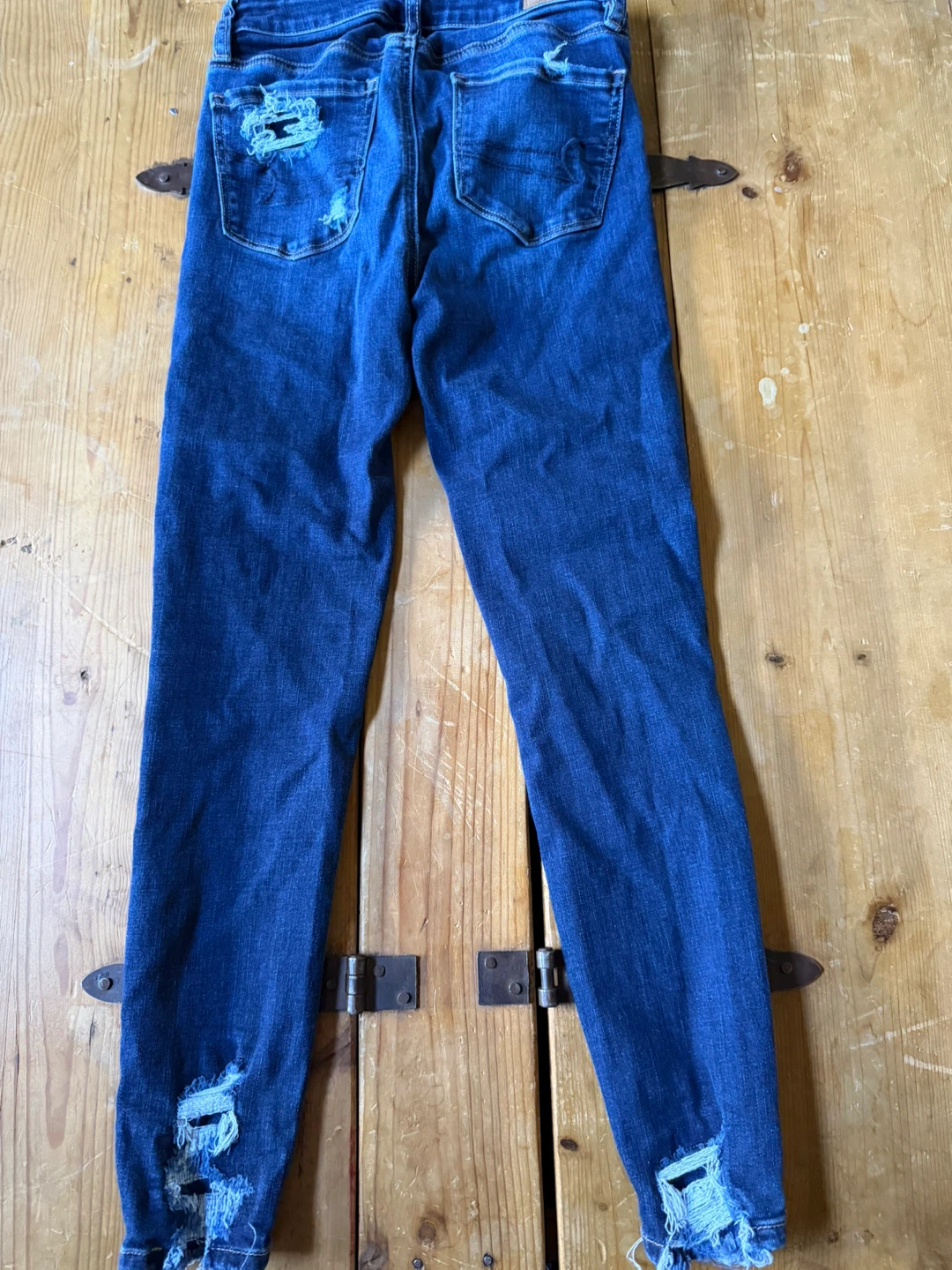 American Eagle Outfitters Distressed Skinny Jeans Size 0 - photo 5