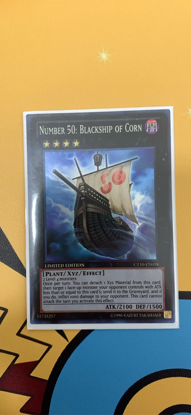 Yugioh Number 50: Blackship of Corn CT10-EN018
