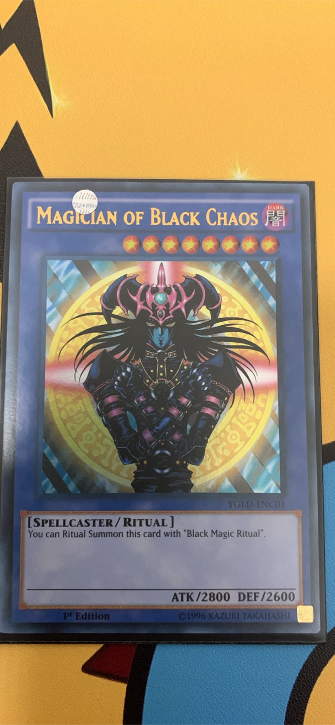 Yugioh Magician of Black Chaos 1st Edition YGLD-ENC01