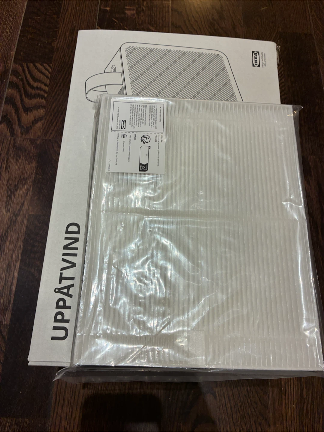 IKEA UPPATVIND Air Purifier with A New Filter - photo 3