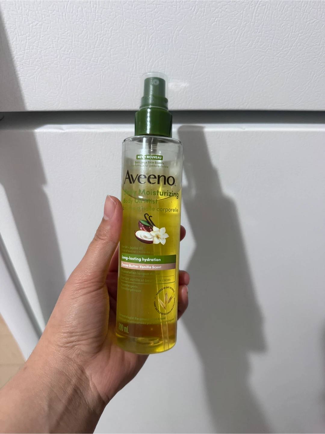 Aveeno Moisturizing Body Oil Mist - Cocoa Butter Vanilla Scent