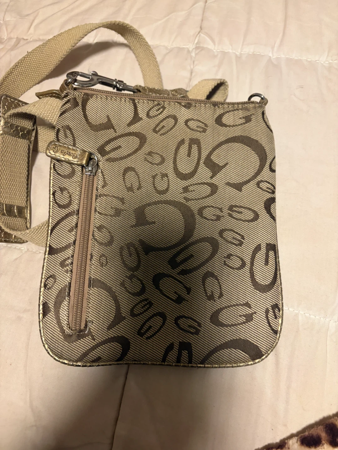 Carlo G Brown Monogram Crossbody Bag - photo 2