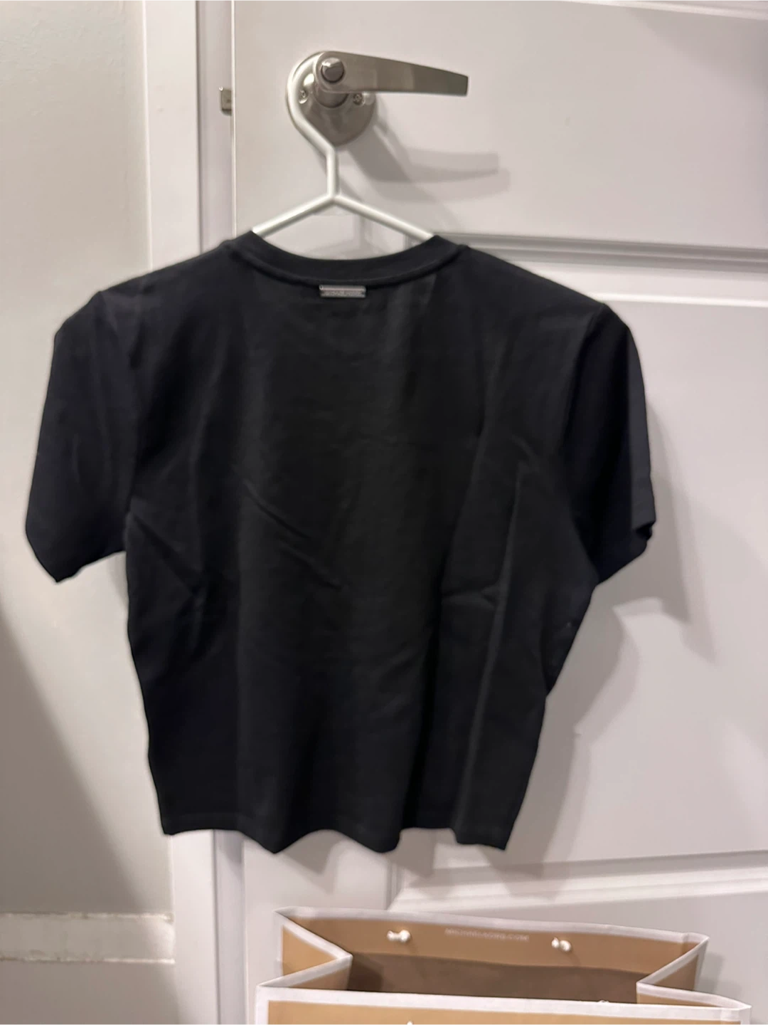 Brand new Michael Kors Black MK Logo T-Shirt XS - photo 4