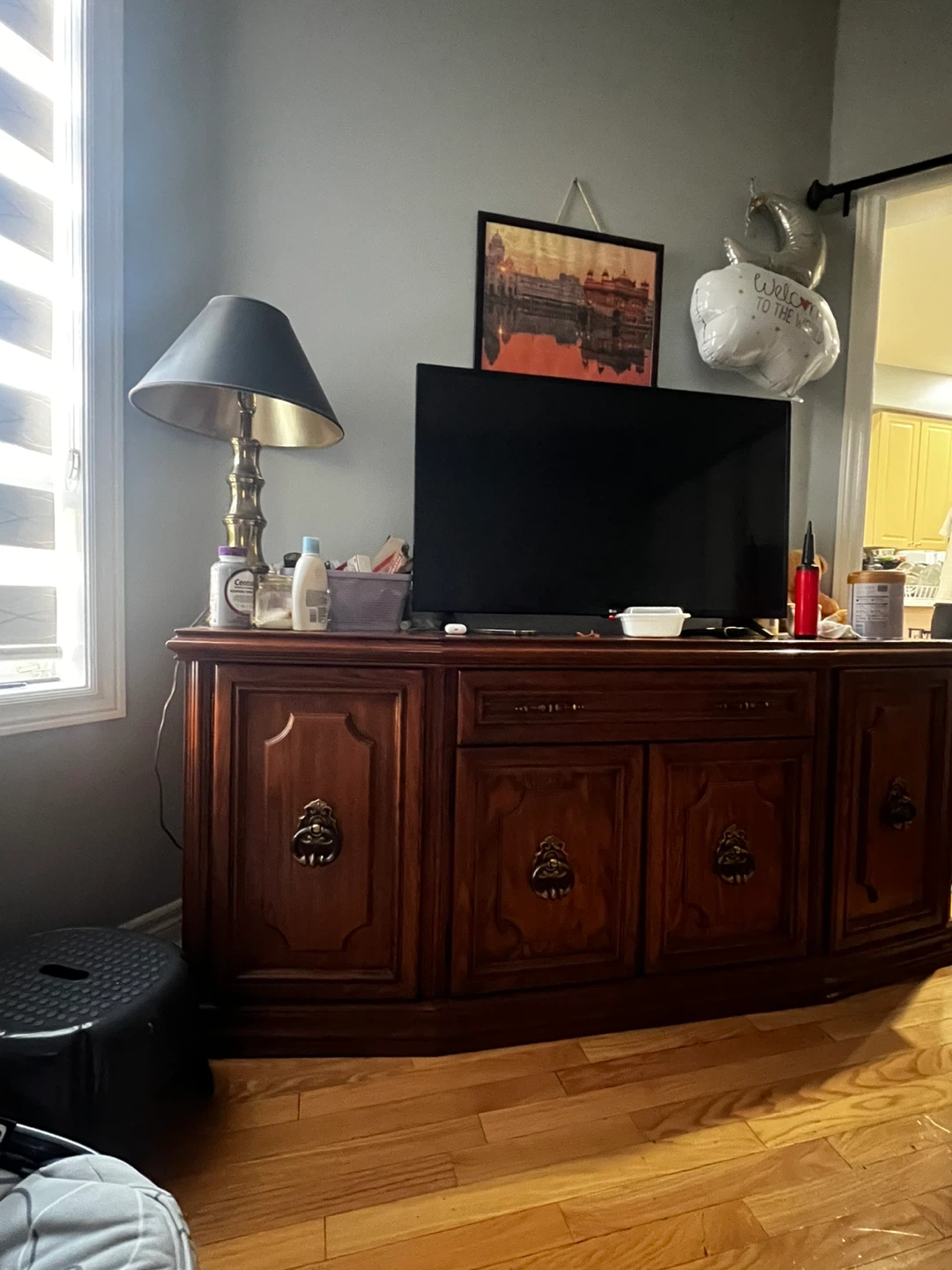 Vintage Wood Sideboard/Credenza