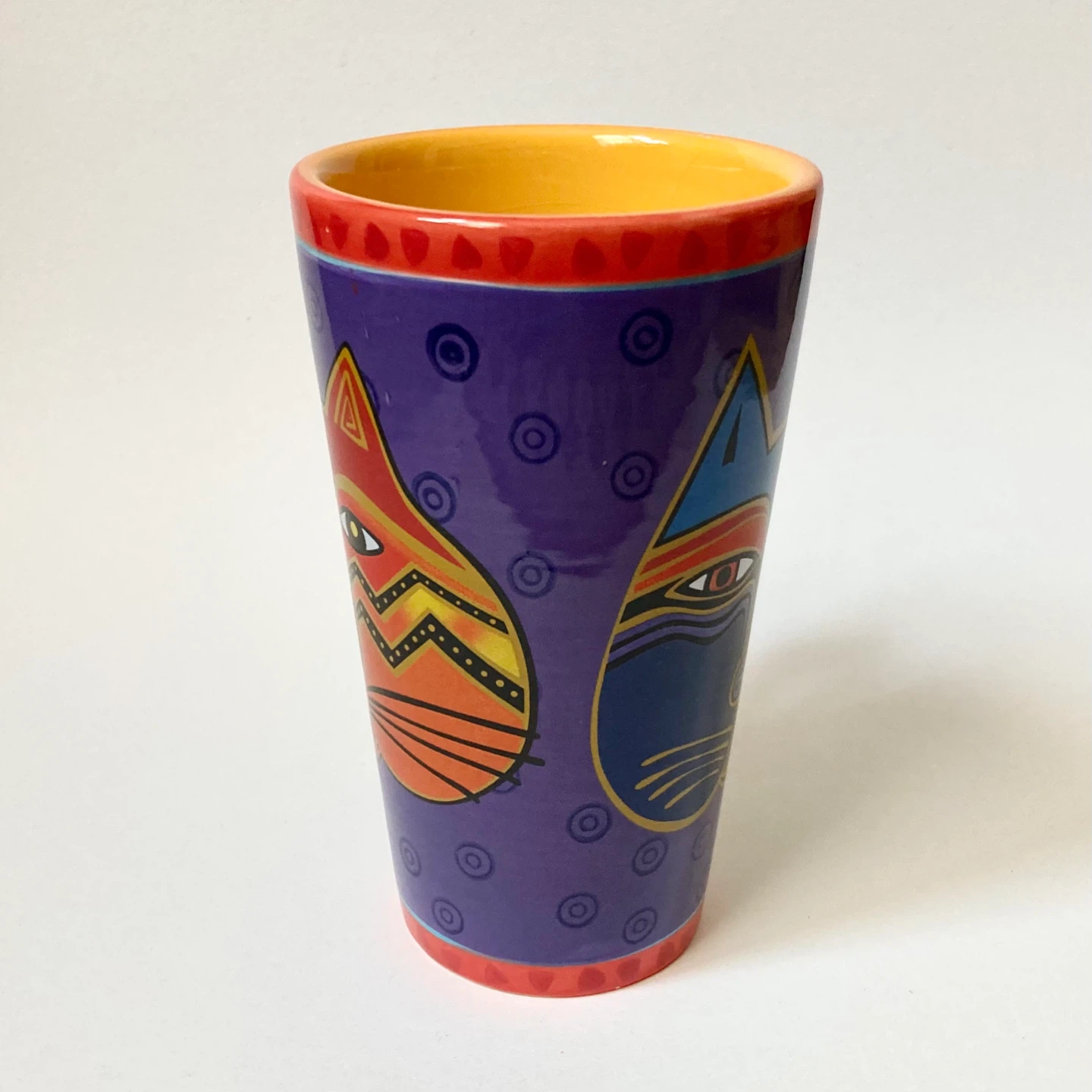 Vintage 1990s-Y2K Laurel Burch Cat Latte Mug - photo 2