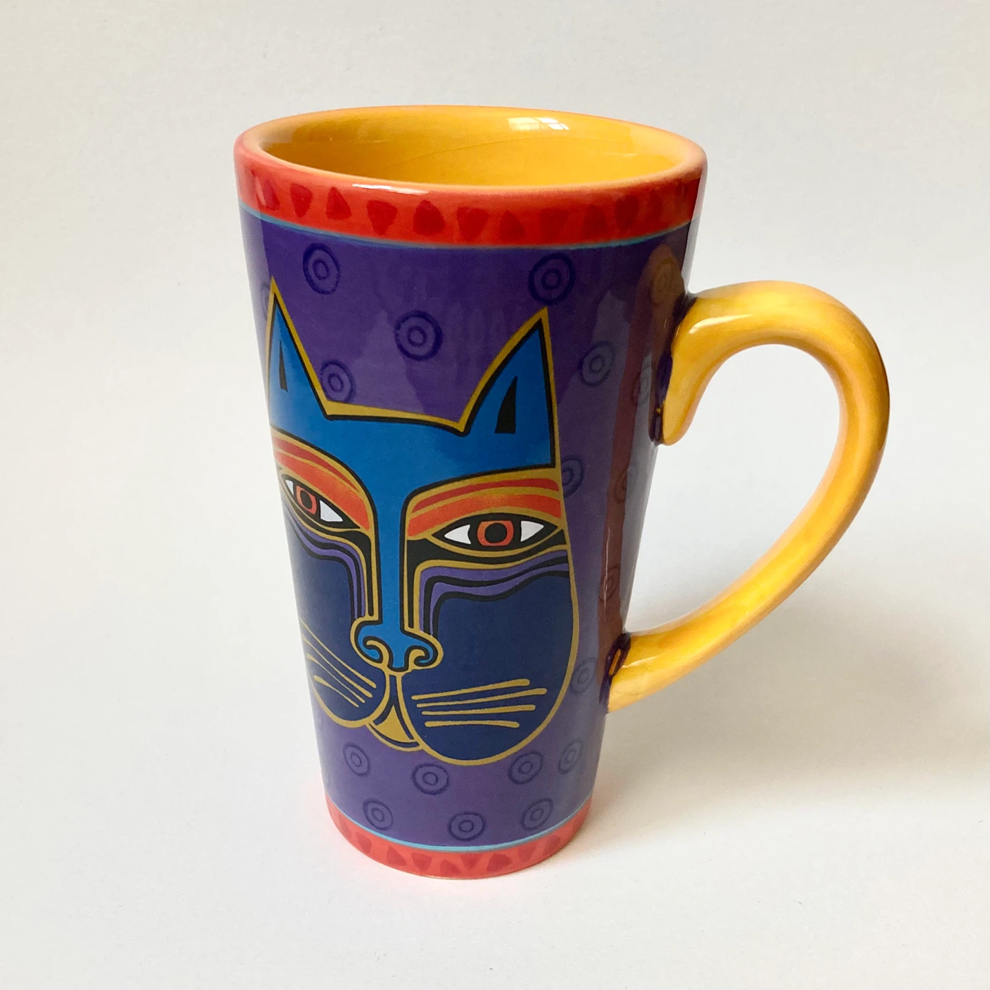 Vintage 1990s-Y2K Laurel Burch Cat Latte Mug - photo 3