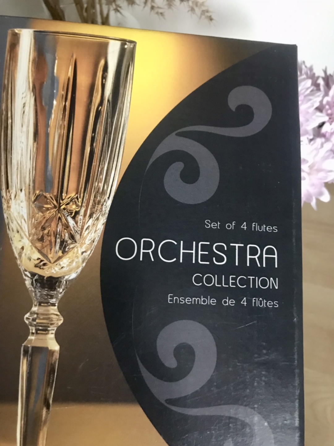 🥂 Gorgeous ✨NEW Set of Italian Crystal Champagne Flutes - photo 3