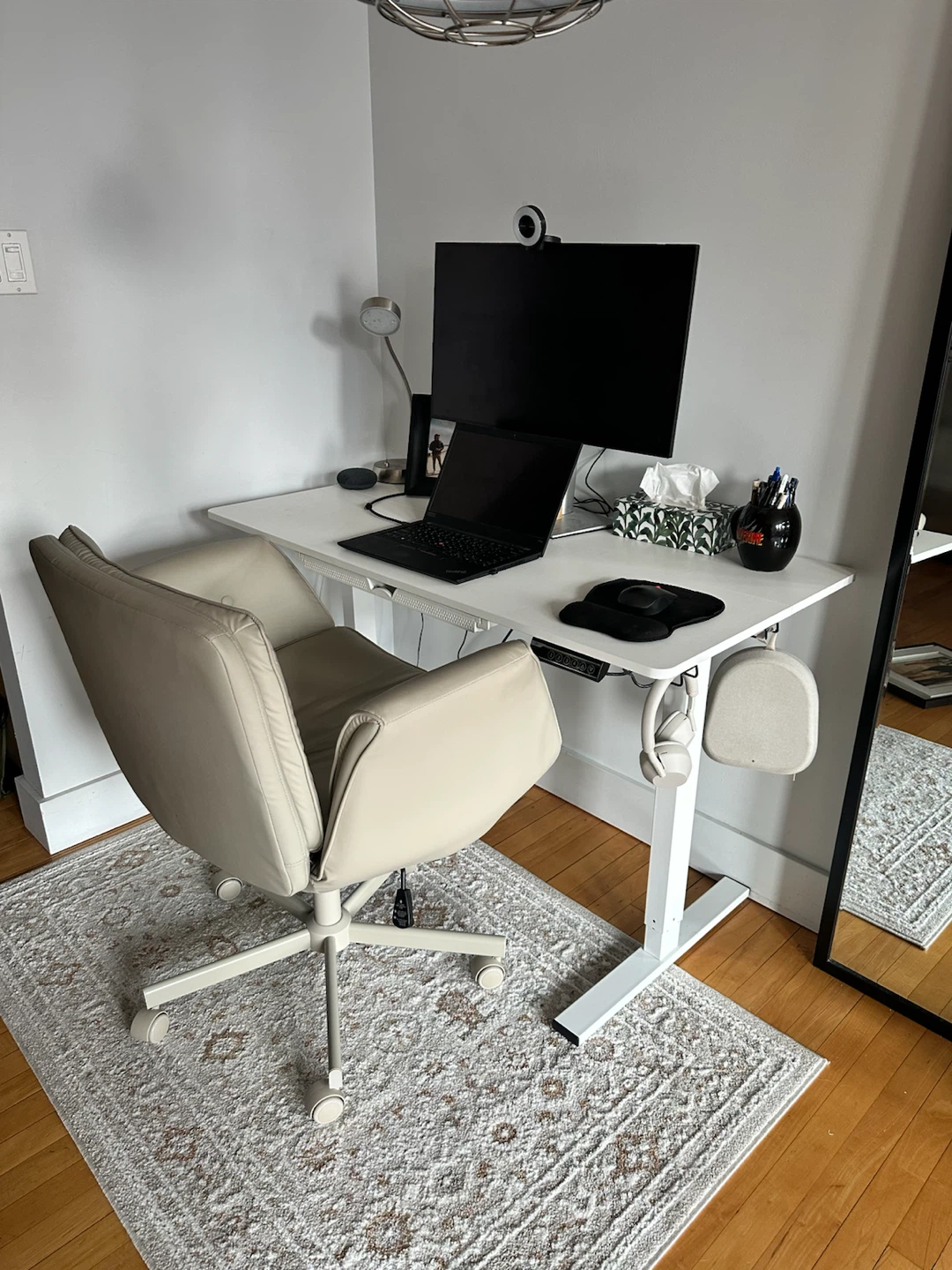 Standing Desk with Electric Height Adjustment