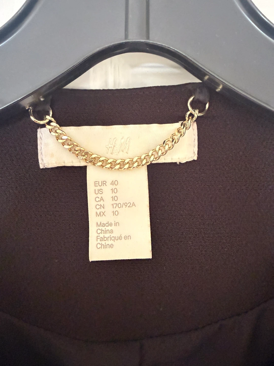 H&M Black Scalloped Edge Jacket - photo 4