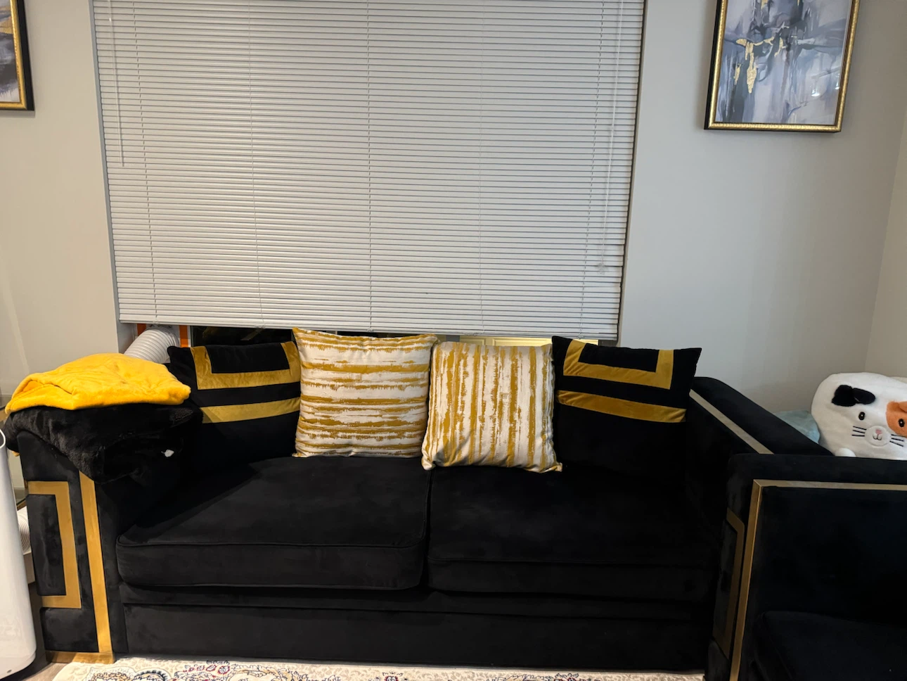 Black and Gold Dining and sofa Set - photo 4