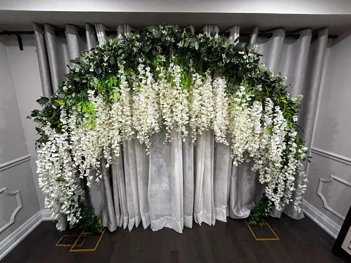 For Rent: Artificial Wisteria and Greenery Arch Decor