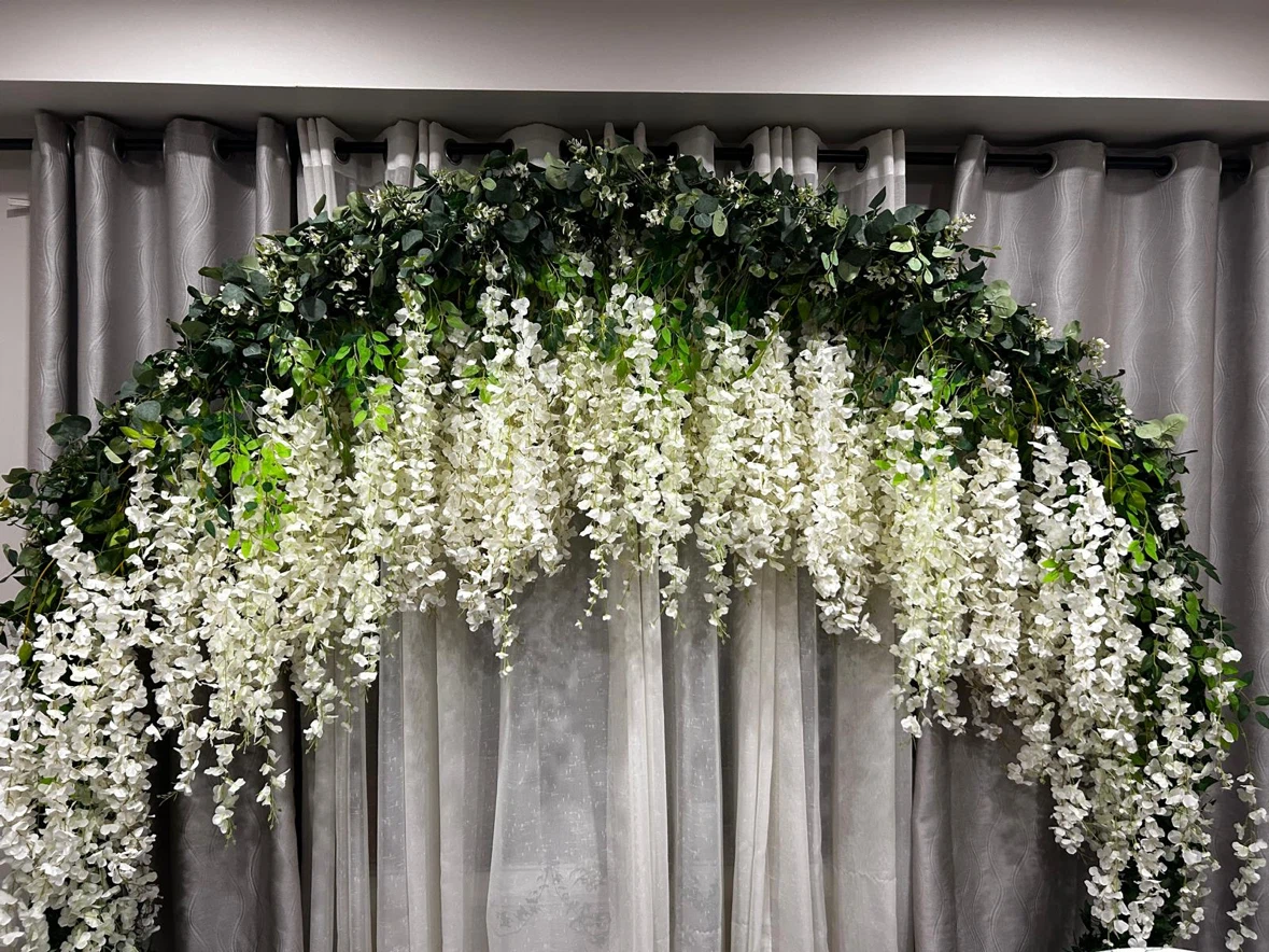 For Rent: Artificial Wisteria and Greenery Arch Decor - photo 2