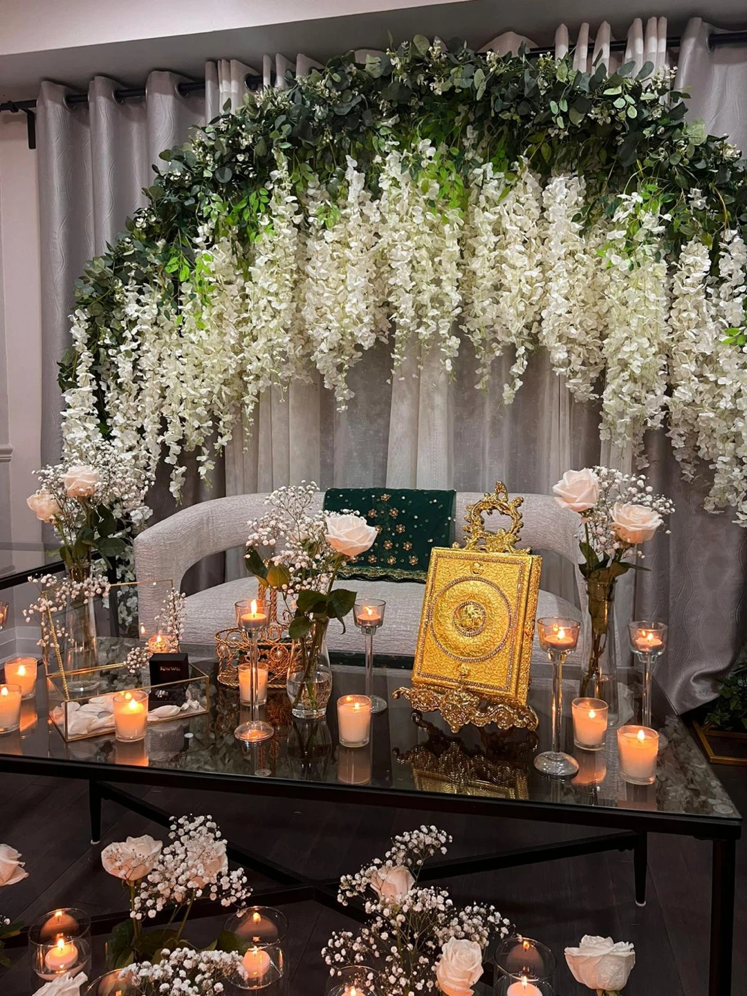 For Rent: Artificial Wisteria and Greenery Arch Decor - photo 5