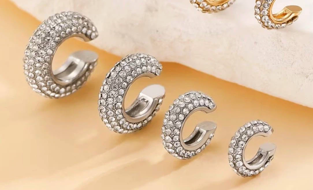 Crystal Ear Cuff Set – 4 Pcs - photo 5