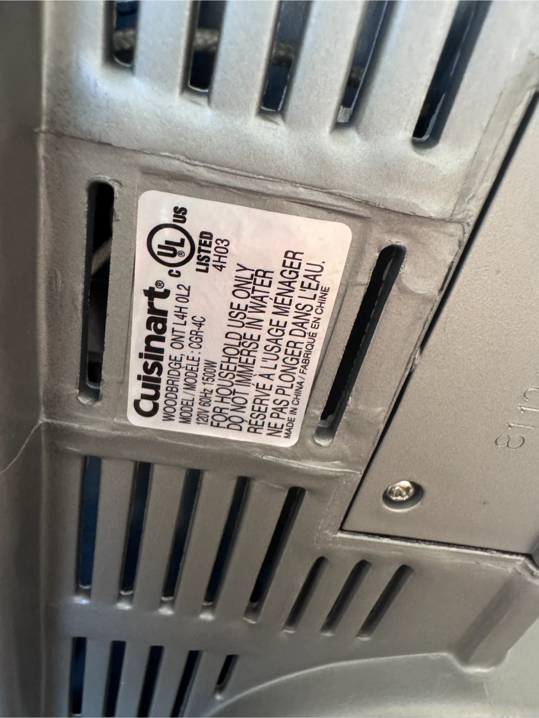 Cuisinart griddler - photo 5