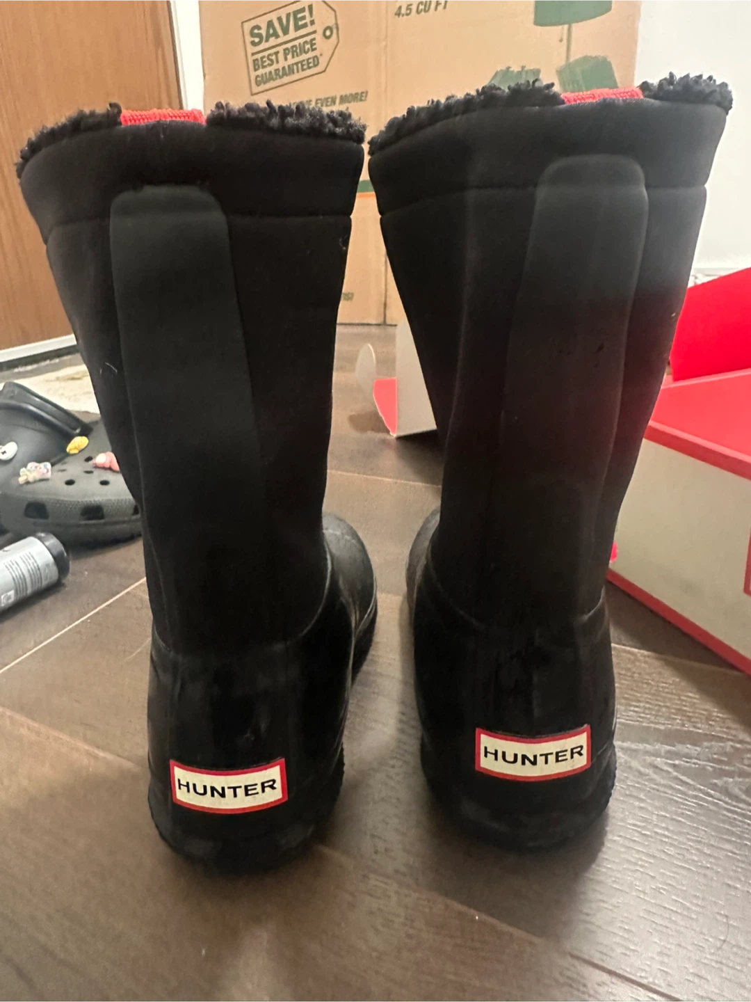 Hunter W Org Roll Top Sherpa Boots